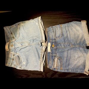 Zara boy denim shorts